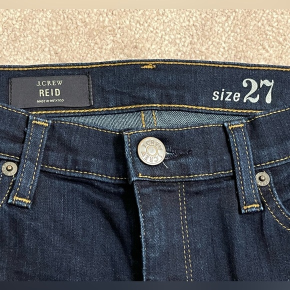 J.Crew dark denim skinny jeans. Size 27. Excellent used condition - Picture 4 of 4